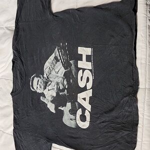 Johnny Cash T-shirt Without Size Color Black
